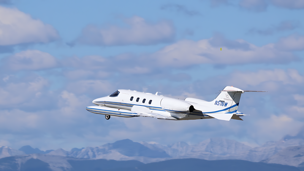 io aerosapce learjet 35